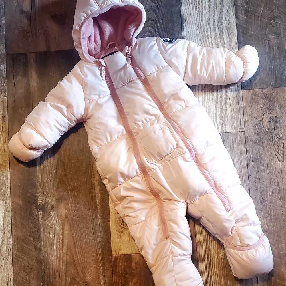 Free Country Light Pink Puffer Snowsuit